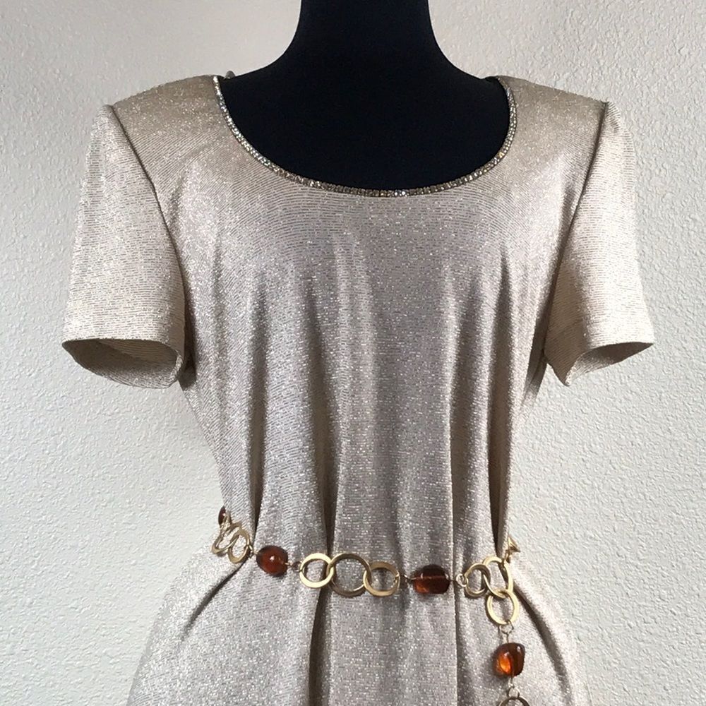 VINTAGE EVER BEAUTY MADE IN USA WOMEN DRESS SIZE 10 - Picture 4 of 15